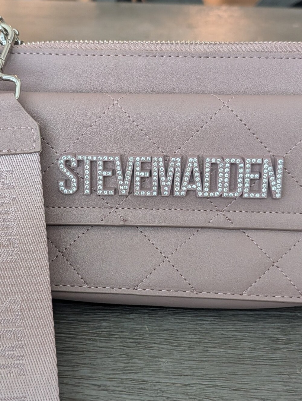 Steve Madden Light Blush Wristlet Wallet